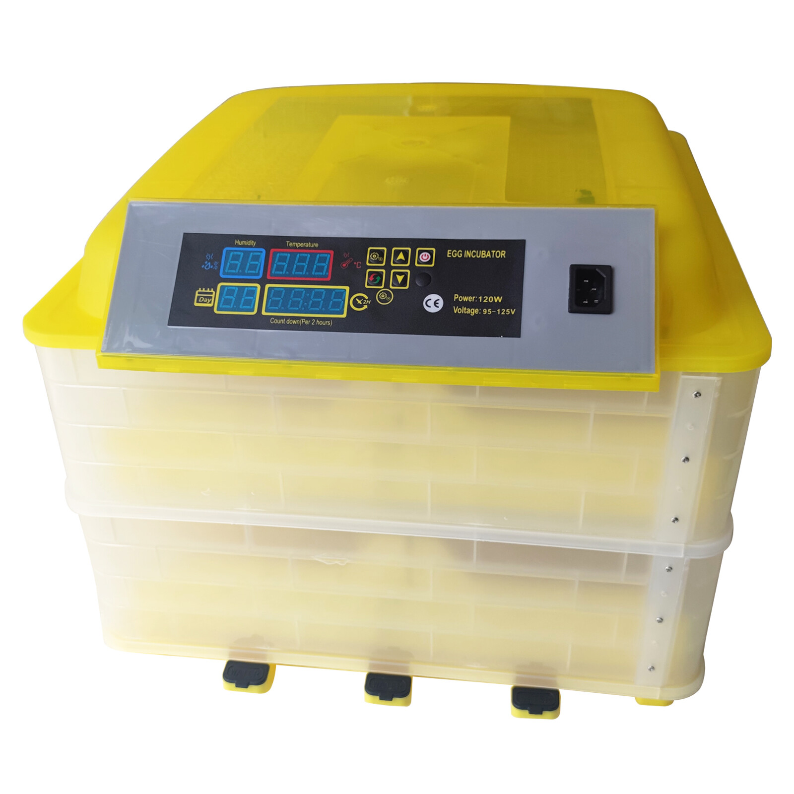 Automatic 96 Digital Chick Bird Egg Incubator Hatcher Temperature Control 110V