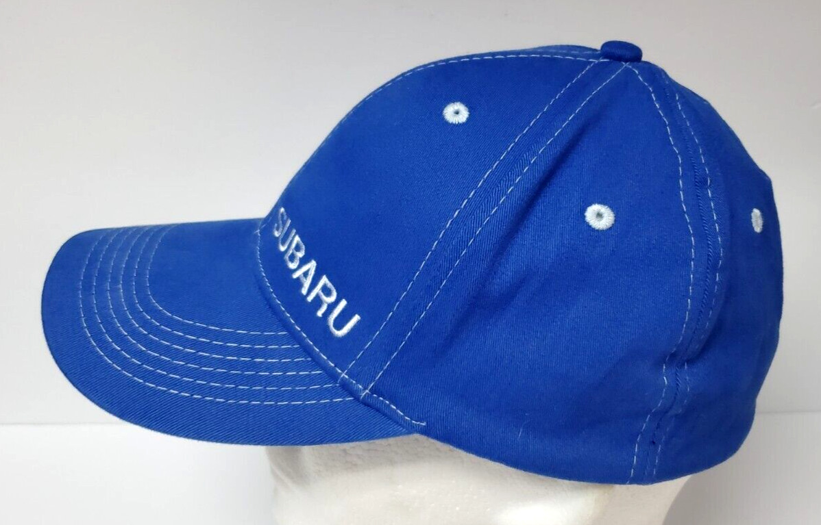 SUBARU Hat Cap Blue One Size Tek Flex Car Driver