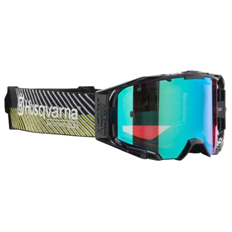 Husqvarna Apparel Leatt Velocity 6.5 Goggles - Black/Grey/Yellow 3HS240015600