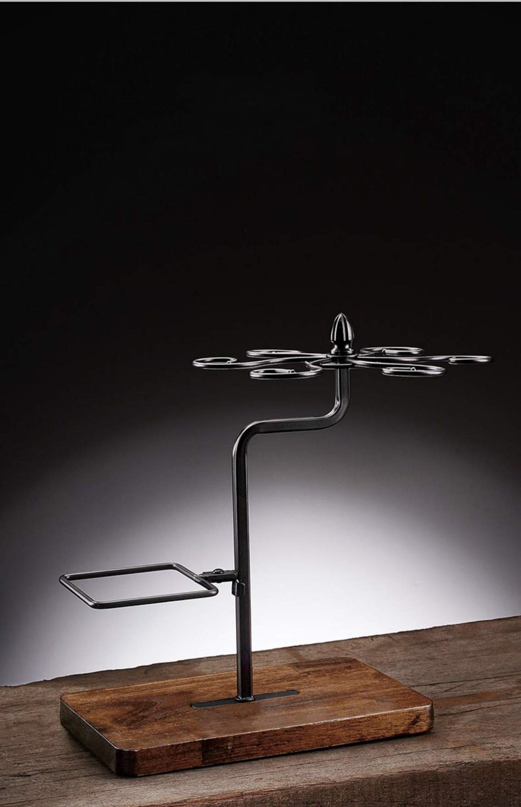 Red Wine Stemware Racks Kitchen Bar Table Decoration Metal Drying Rack Wine G...