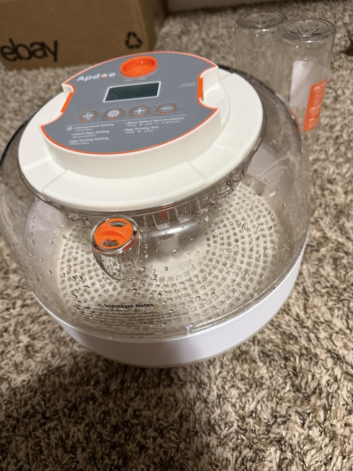 Egg Incubator 2" Riser – 18 Egg Capacity (Riser Only)
