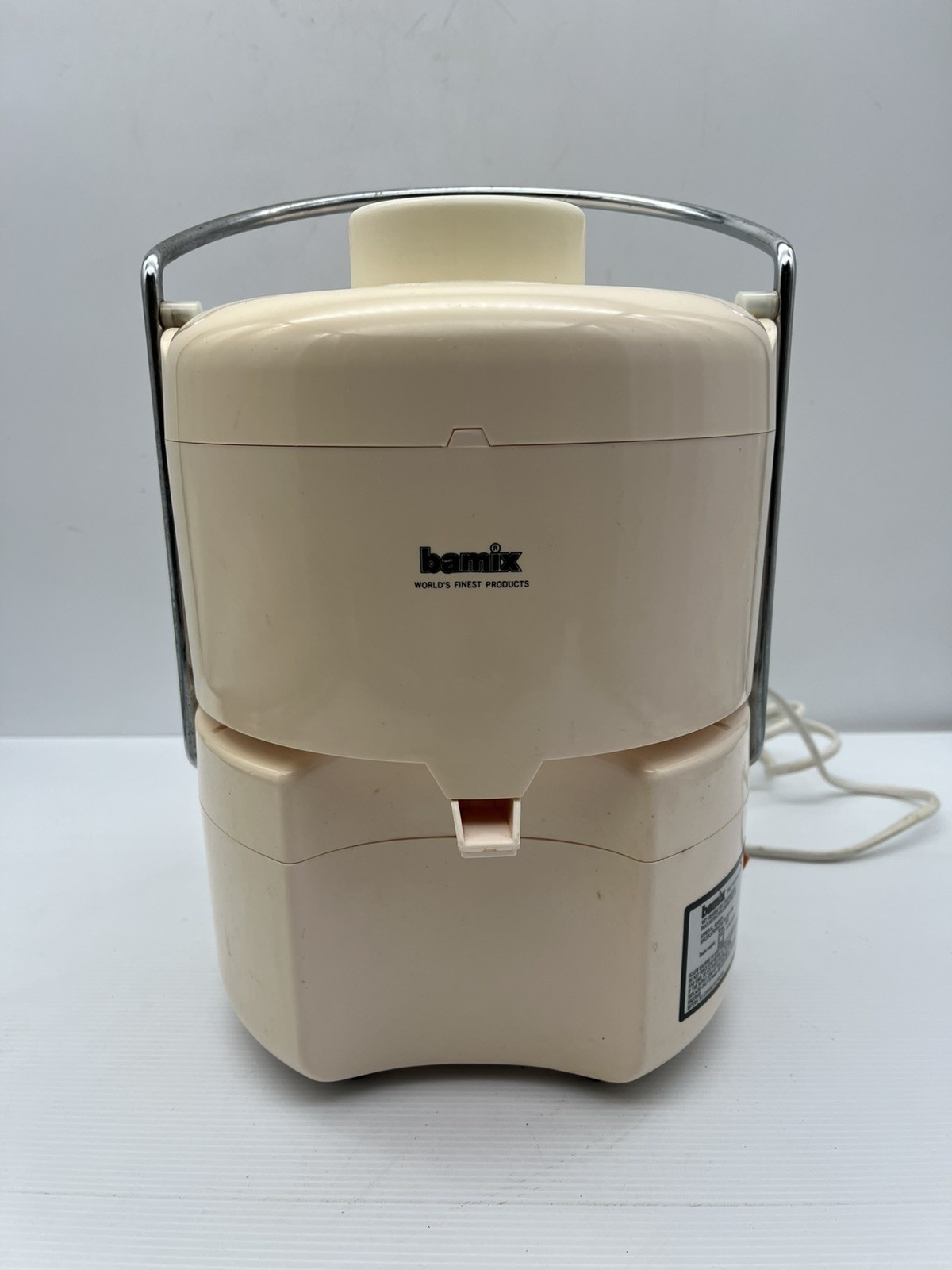 Bamix Juicer Fruit Vegetable Electric Wet Grinding Mill Food Processor Vintage