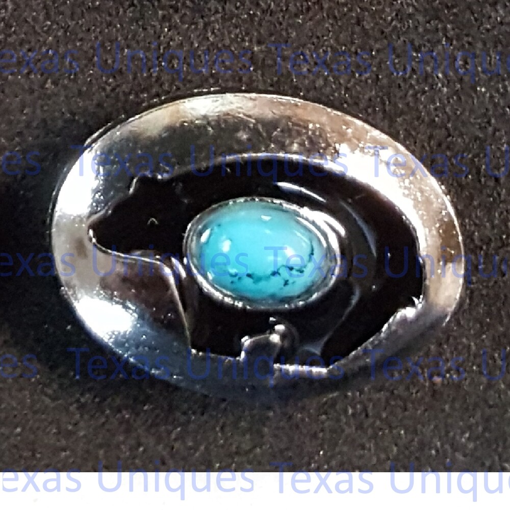 Mini Bear Turquoise Concho CON412-C