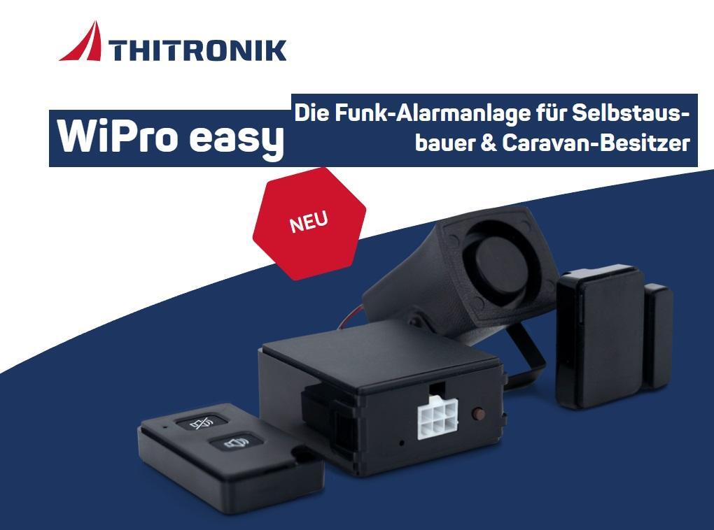 Thitronik WiPro Easy 105237 Wireless Alarm System for Caravans, Motorhomes, C...