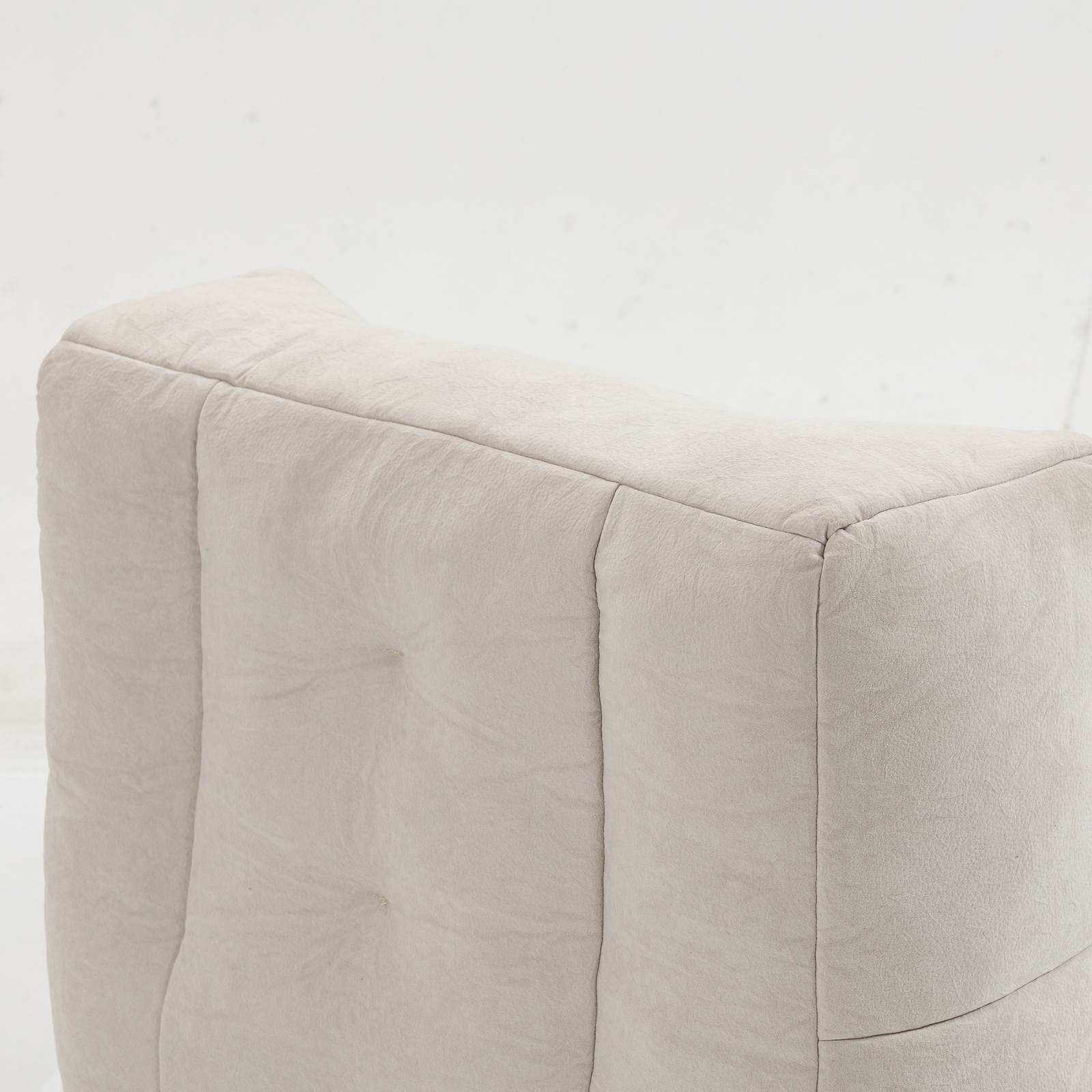 Bean Bag Chair Comfortable Bean Bag For Adults Super Soft With ottoman - White