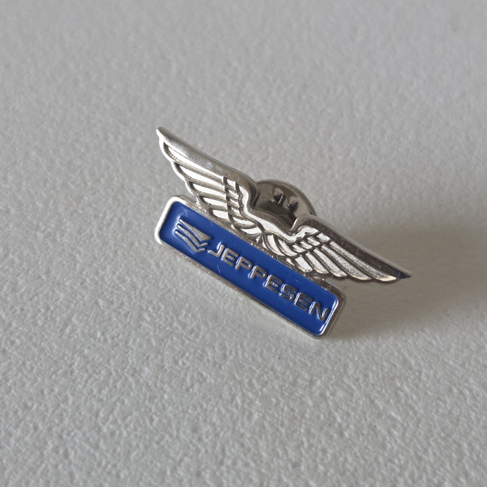Jeppesen Wings Lapel Hat Jacket Pin Aviation