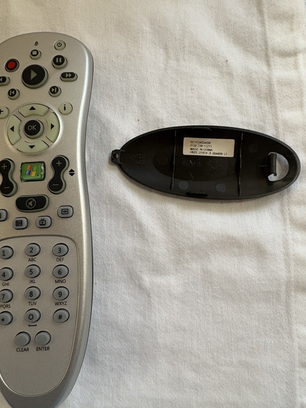 Dell Microsoft RC6 IR Windows 7 XP Vista Media Remote RC1534034/00 RC6 ir tested