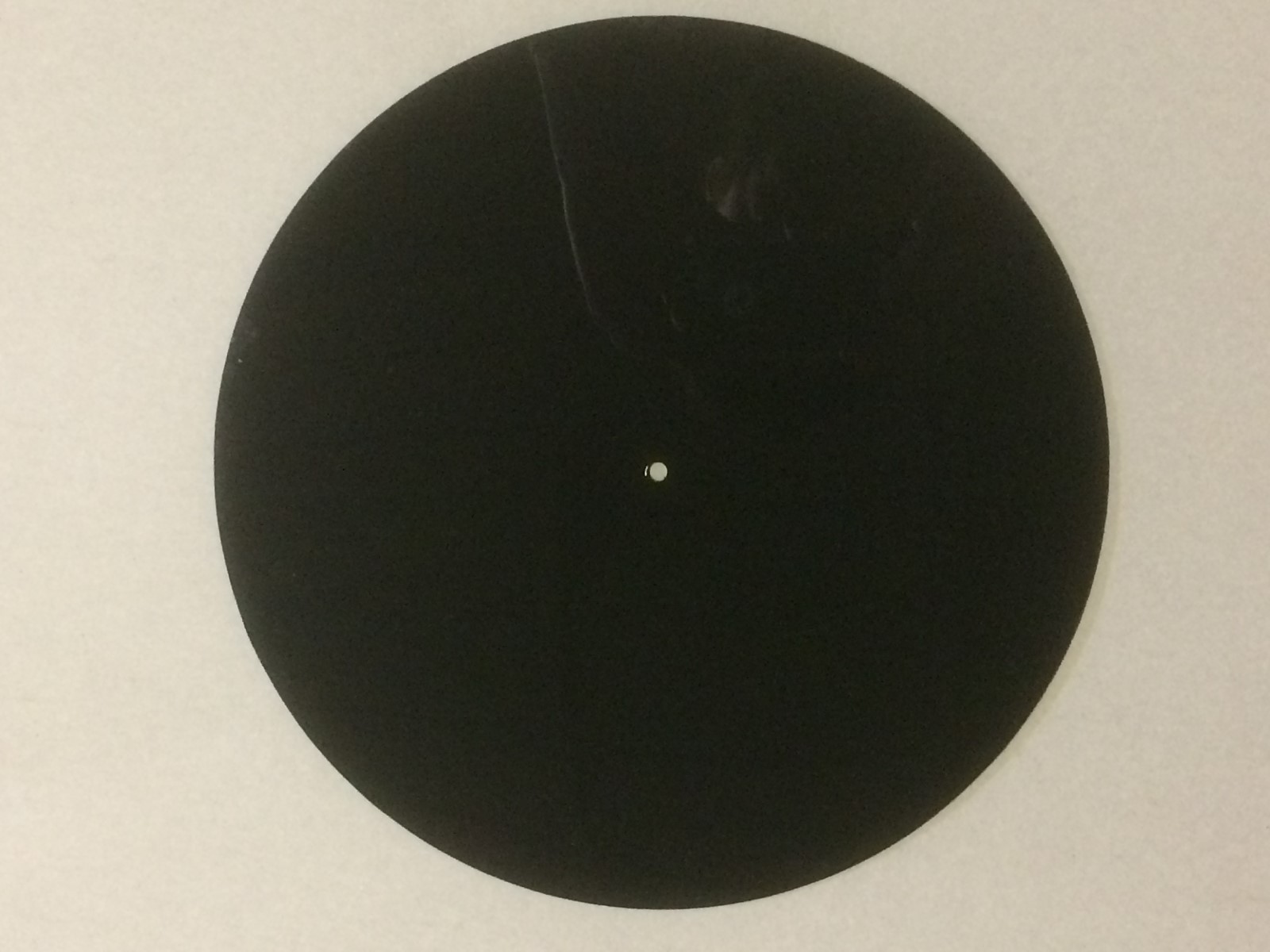 Anti-Skate Blank Vinyl Calibration Record