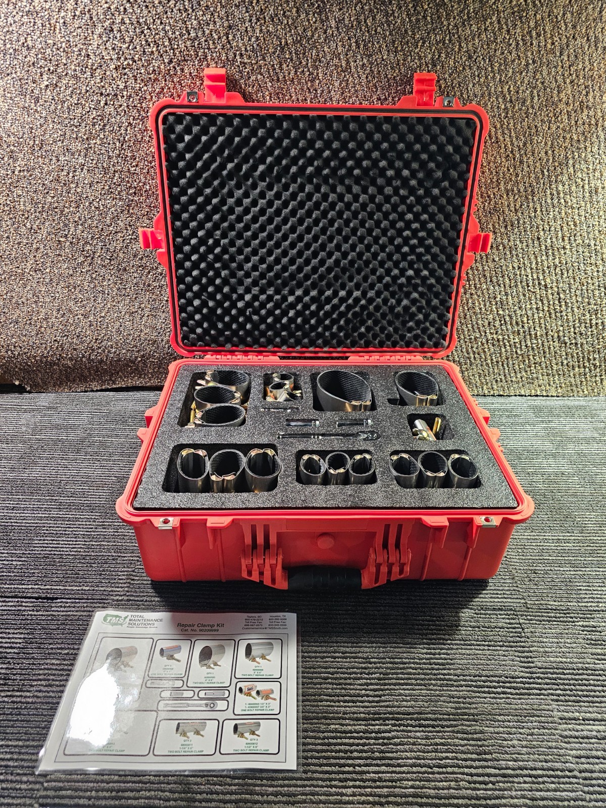 TMS 90209999 Fire Suppression Leak Repair Clamp External Pipe Leak Control