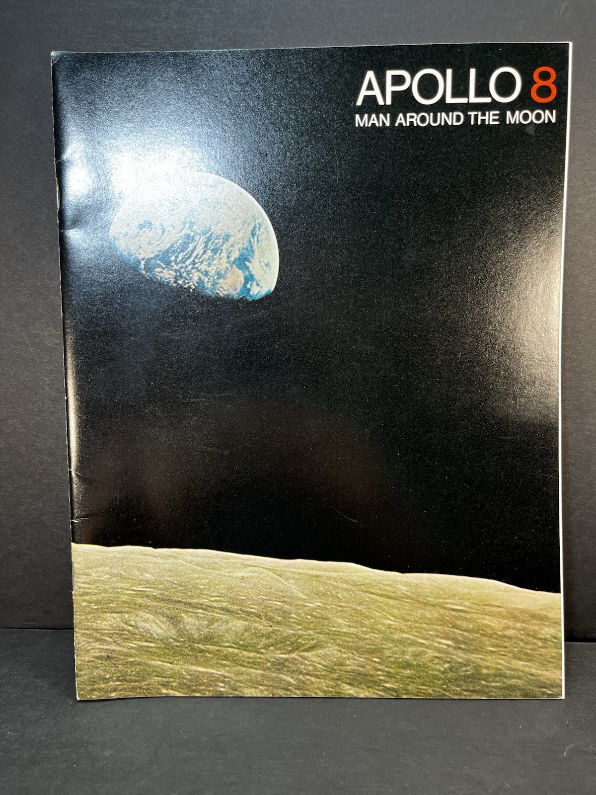 Vintage NASA Apollo 8 Mission 10" x 8" Booklet Guide EP-66  Man Around the Moon