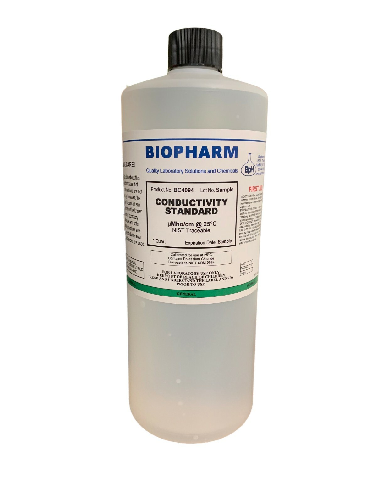 Conductivity Calibration Standard (1 Quart) 100 uMho