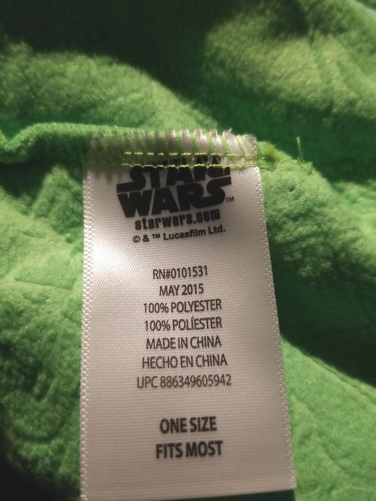 Star Wars Hat Beanie 2015 Children's Lime Green Skull Cap