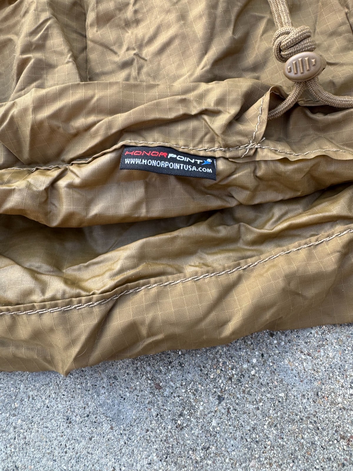 Honor Point Tan Sleeping Bag Storage Pack