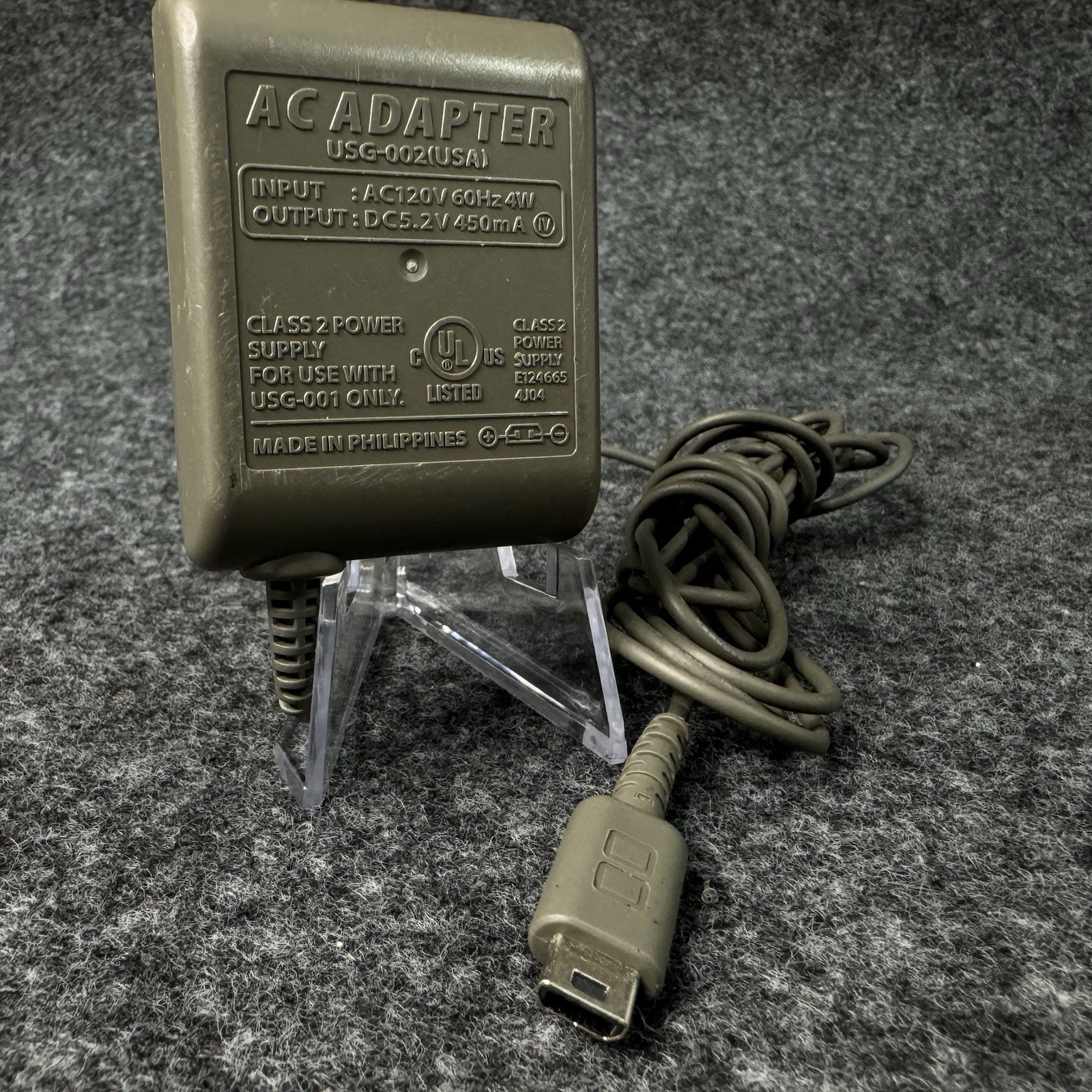 OEM Nintendo DS Original Game Boy Advance SP AC Adapter Charger USG-002 USA OEM