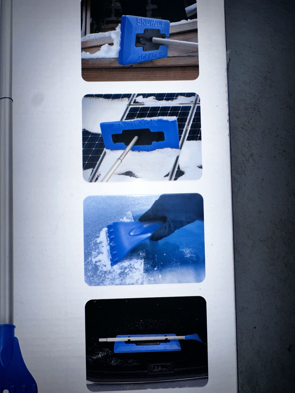 SnowJoe 2-In-1 Ice Scraper And Snow Broom