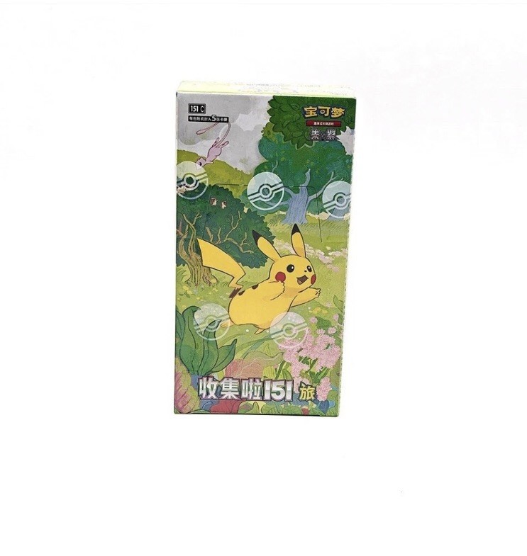 Pokemon TCG Chinese Collect 151 Journey Slim Booster Box Sealed 151C IN STOCK--