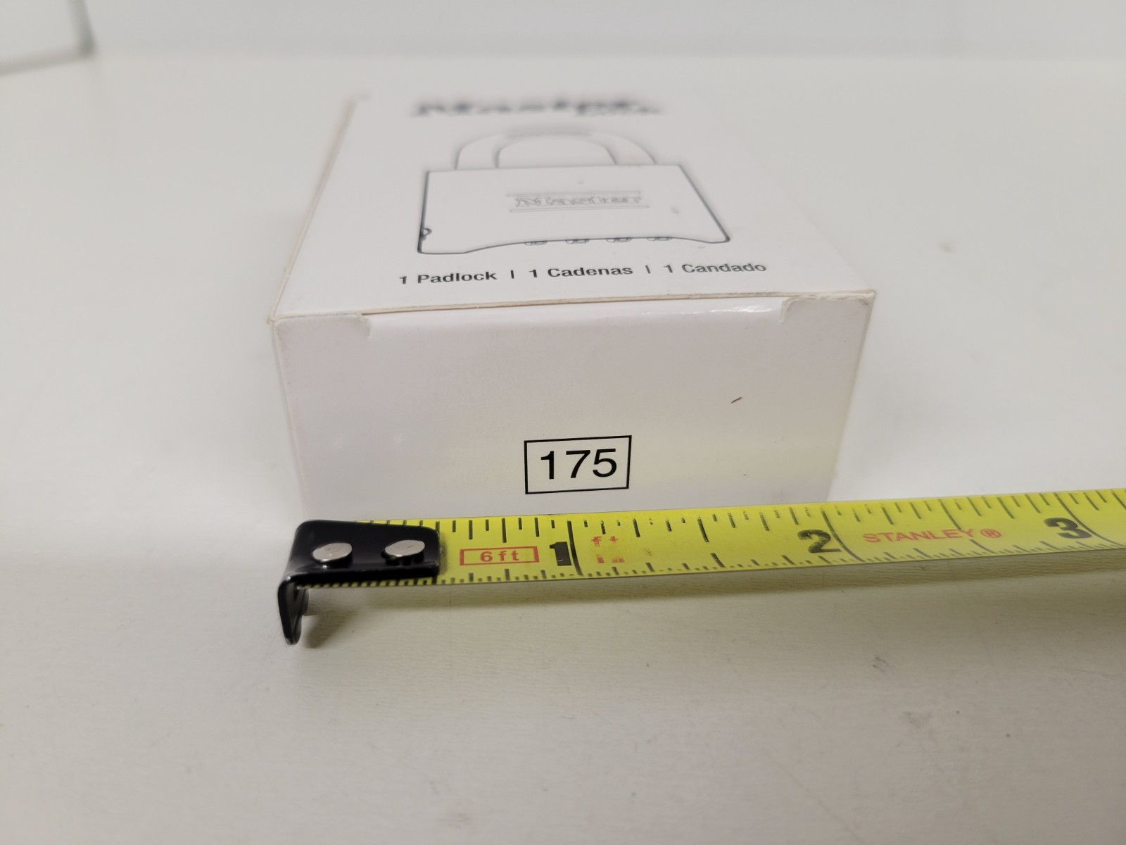 Master Lock 175 Resettable Combination Padlock 4-dial Combination Brass