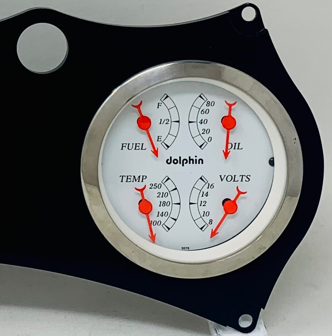 1964 1965 Chevelle 3 Gauge Dash Panel Insert Cluster Set