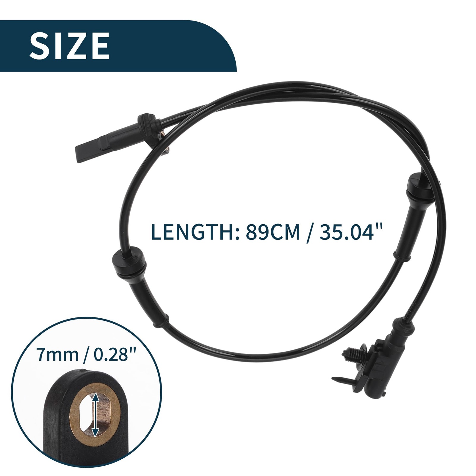 ABS Wheel Speed Sensor for Smart Forfour Durable No.A4545420618 | Front Right...