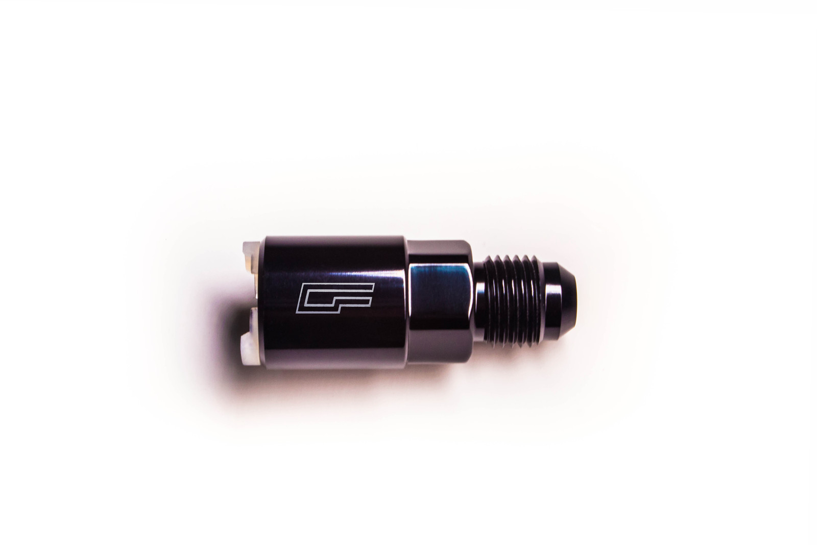 EFI Connector AN6 to 3/8" Quick Connect - Black