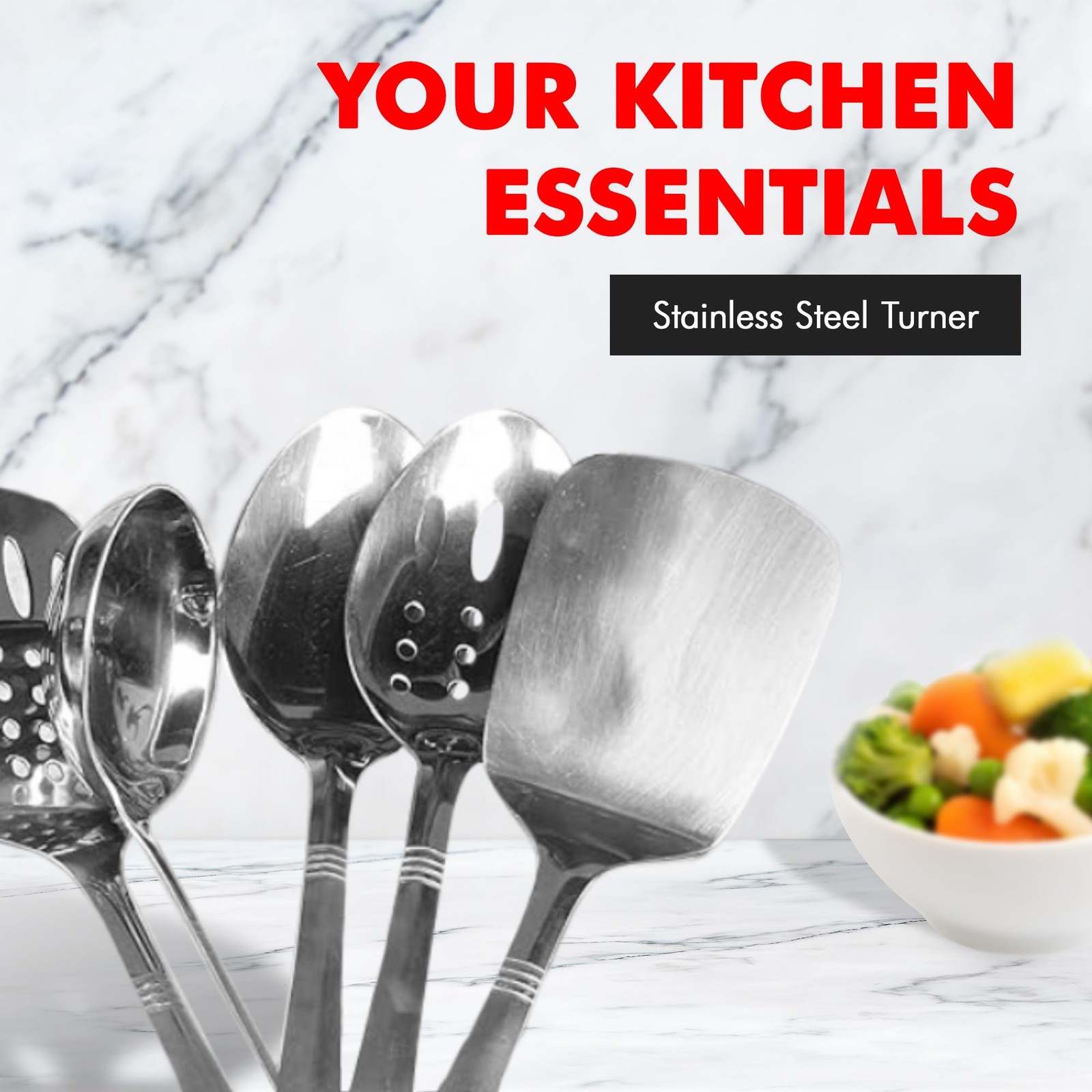 Select Turner/Spatula, 13.5 inch, Stainless Steel