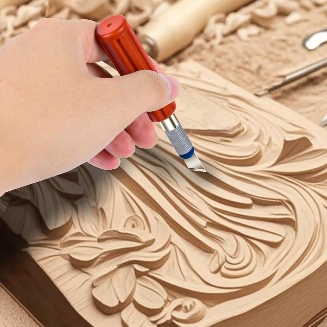 13 Piece Precision Craft Hobby Knife Set with Assorted Blades