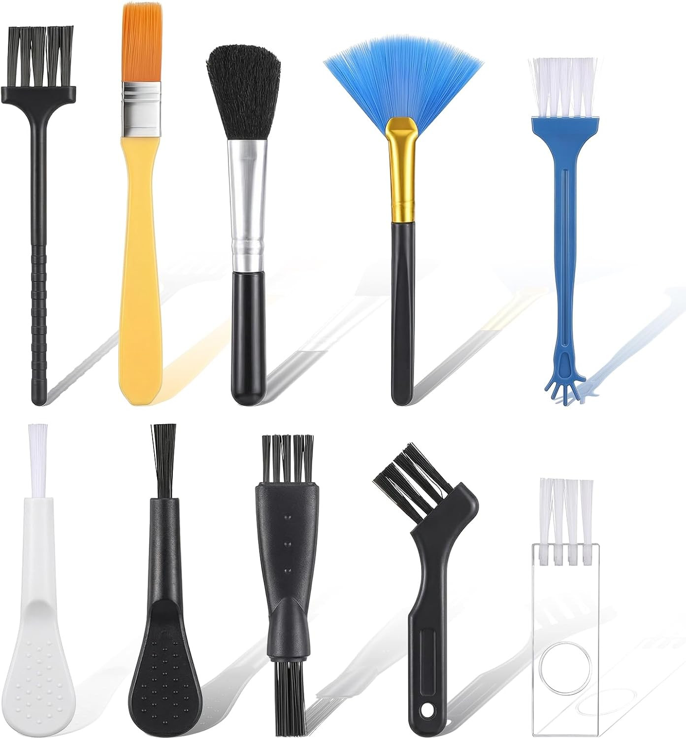 10 Pcs Anti-Static Keyboard Brush Cleaning Set, Mini Portable Electronic