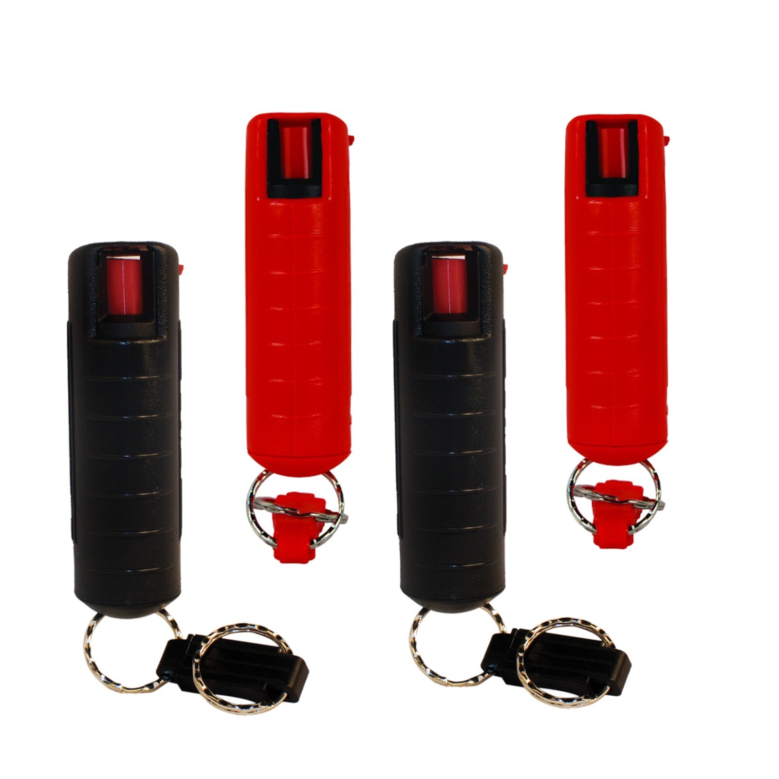 Video of Pepper Shot 1.2% MC Red and Black Pepper Sprays - Lot of 4 as Shown