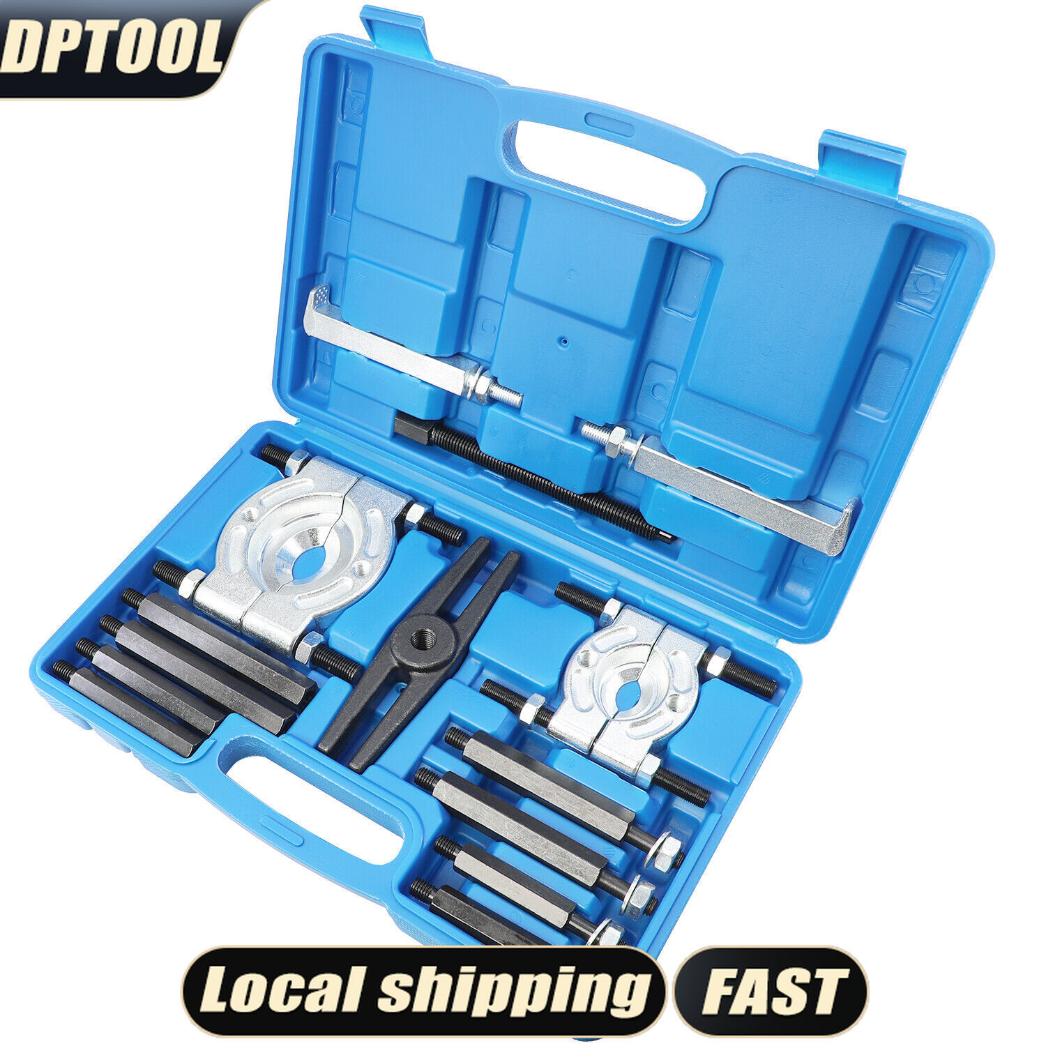 Universal 14PC 5 Ton Bearing Separator Puller Kit 2" 3" Heavy Duty Tool Set