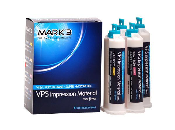 VPS Impression Material 4/pk Heavy Body Regular Set