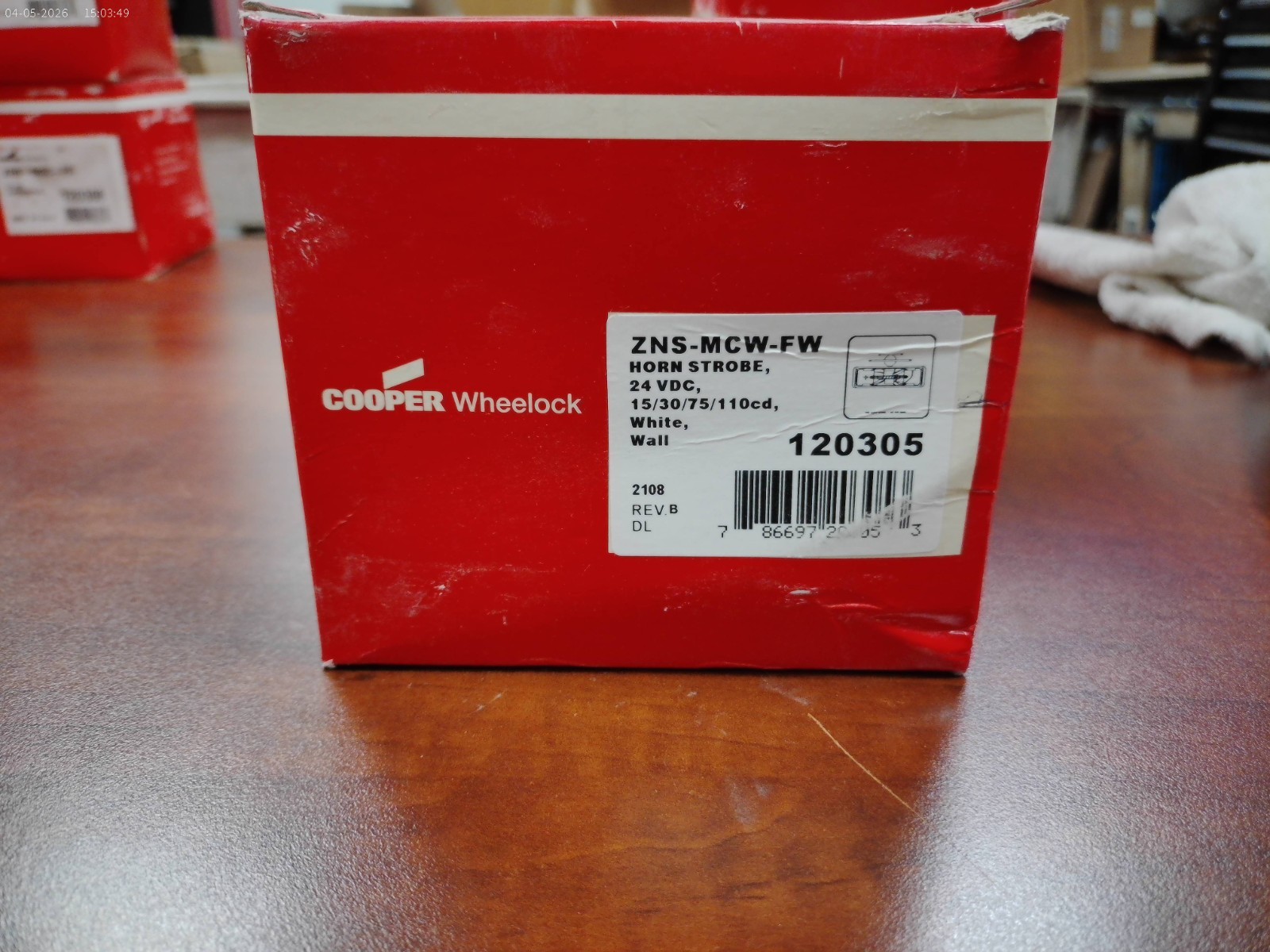 COOPER WHEELOCK ZNS-MCW-FW HORN STROBE