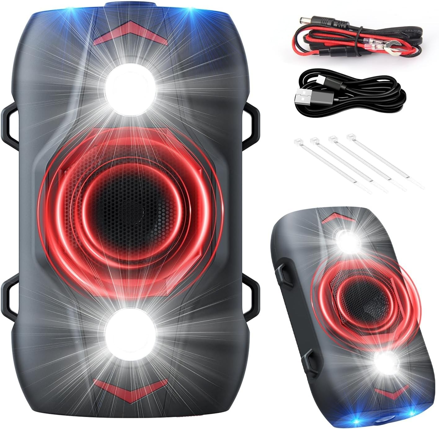 Multi-Use Ultrasonic Rodent Repellent with Dual-Sonic & Strobe Light Technology