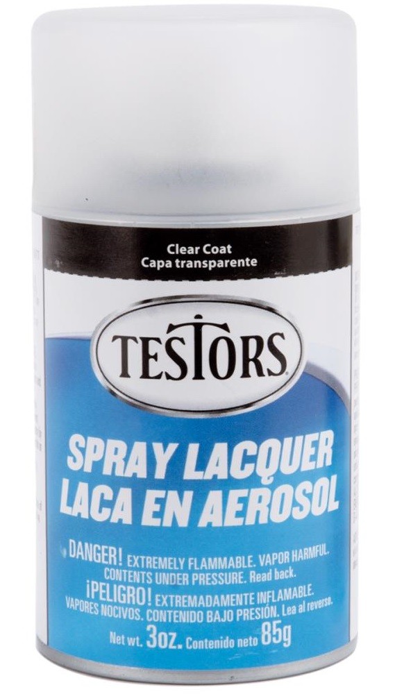 Testors Spray Lacquer 3oz Clear Matte Dullcote 1260T -  075611126005