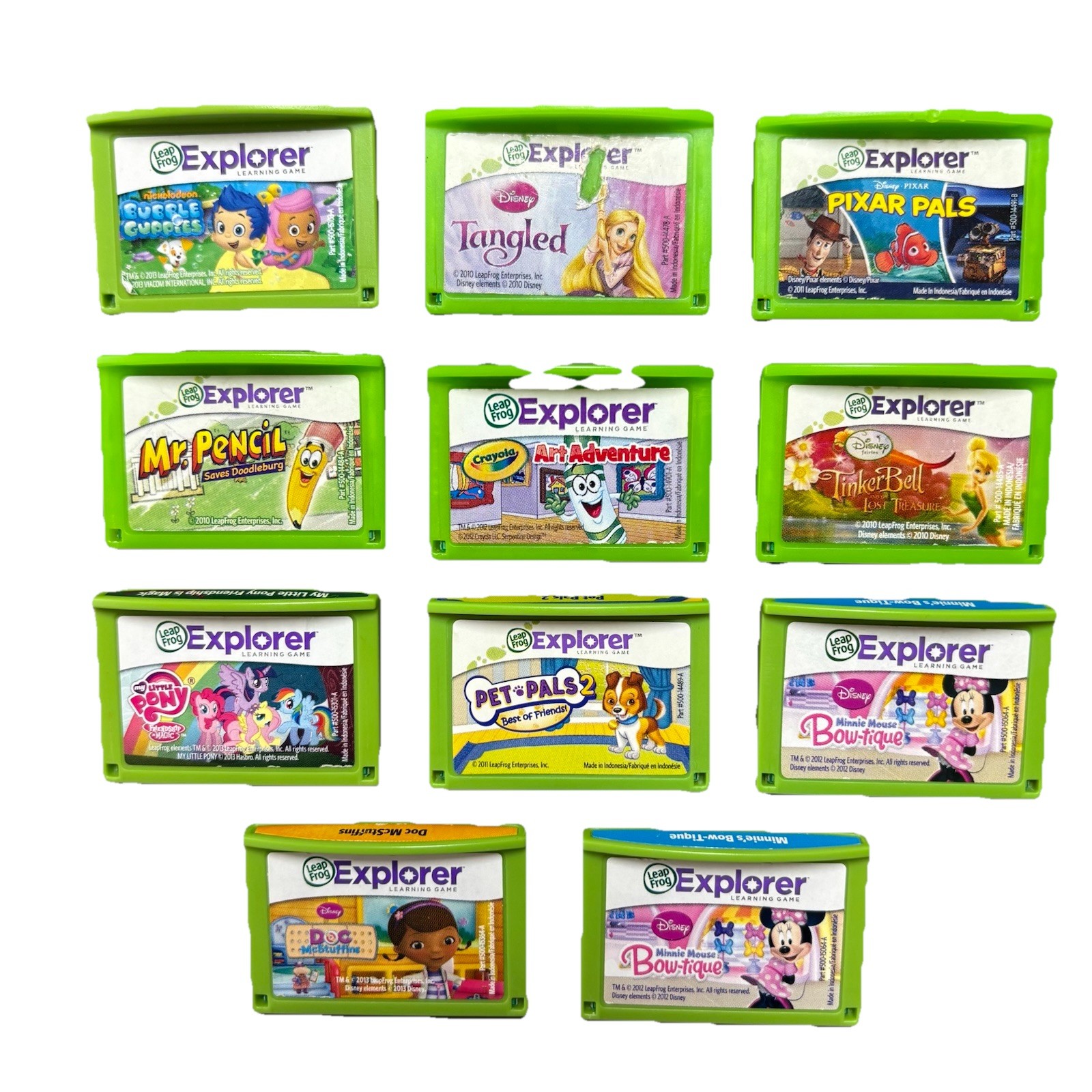 10 Leap Frog LeapPad Explorer Learning Game lot  LeapPad 1 2 3 XDI Ultra