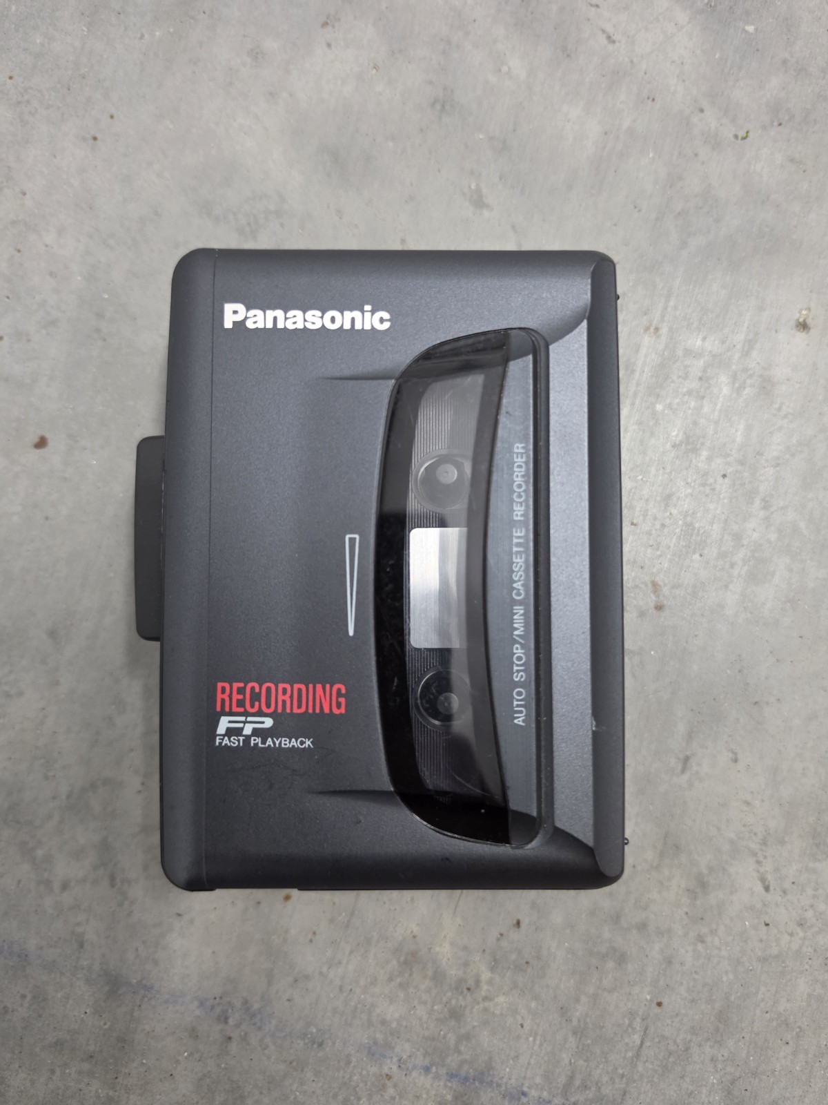 Panasonic RQ-L307 Auto Stop Mini Cassette Recorder Fast Playback
