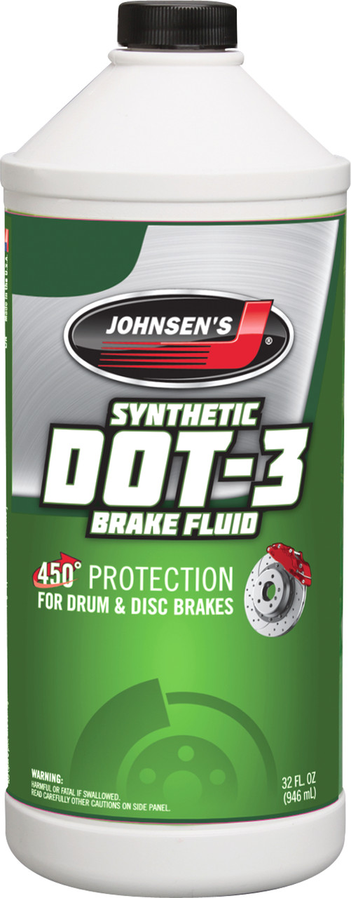 2232 Johnsen's Premium DOT 3 Brake Fluid 32 fl oz