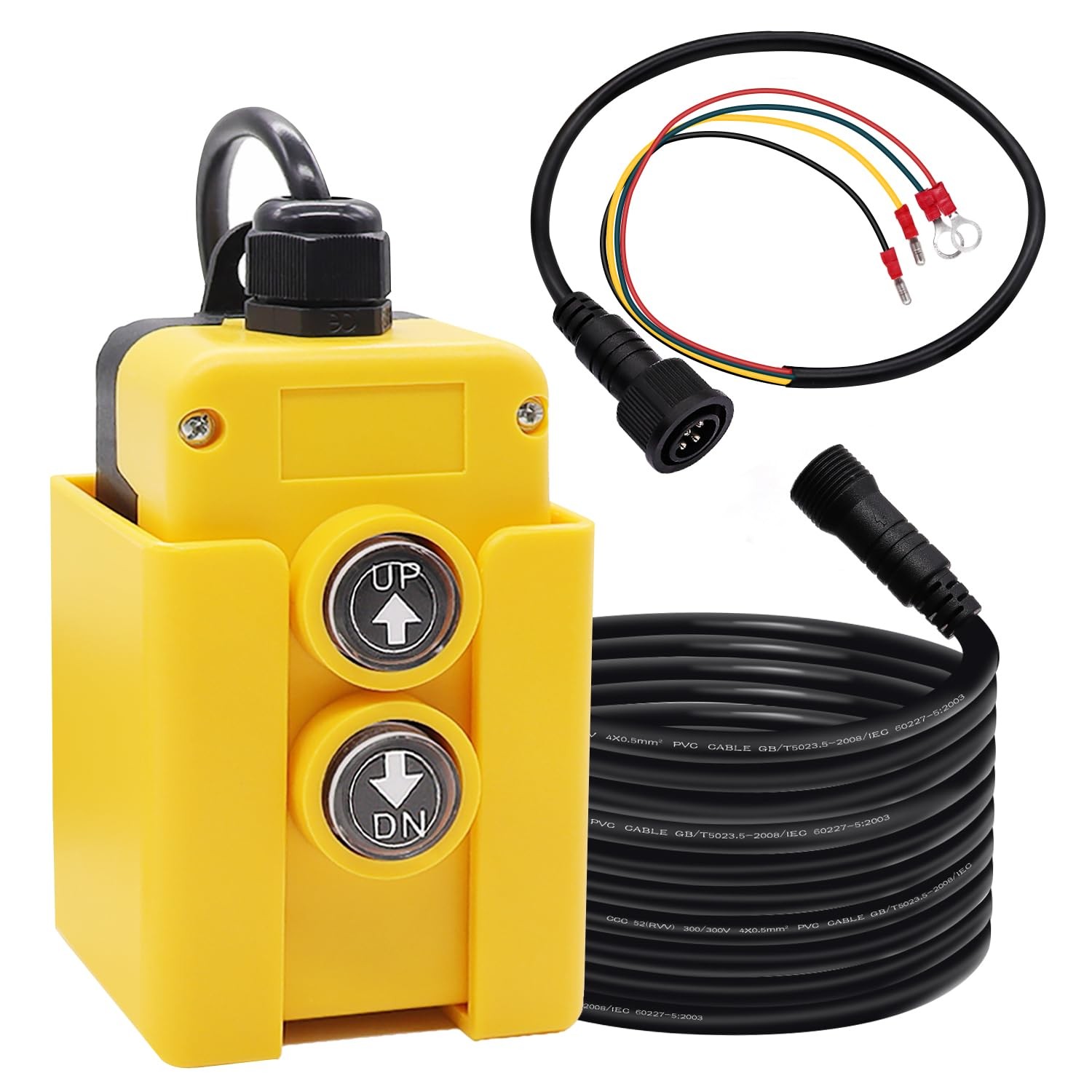 mankk 4 Wire Dump Trailer Remote Control Switch 12V DC Up Down Control