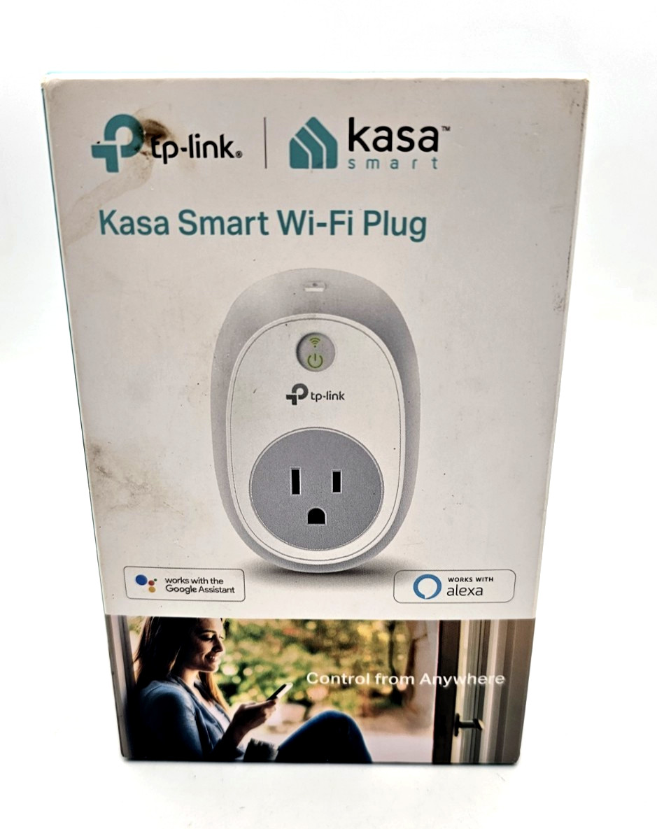 TP-Link Smart Wifi Plug Remote Access White Remote Device HS100 Sealed