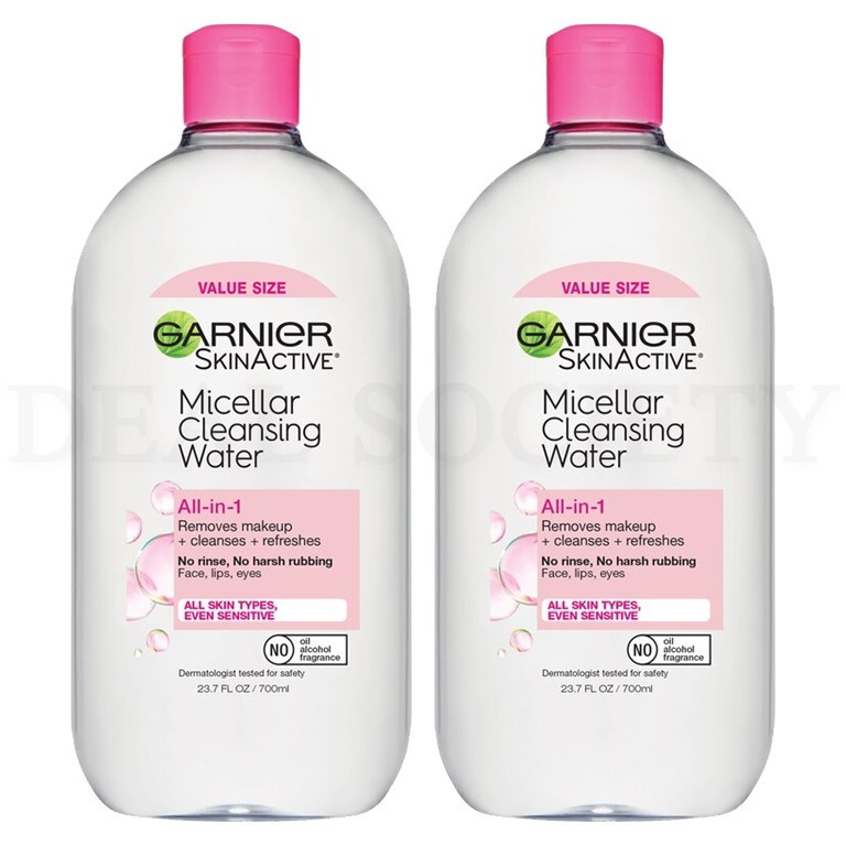 Garnier SkinActive Micellar Cleanser & Makeup Remover 23.7oz Lot of 2