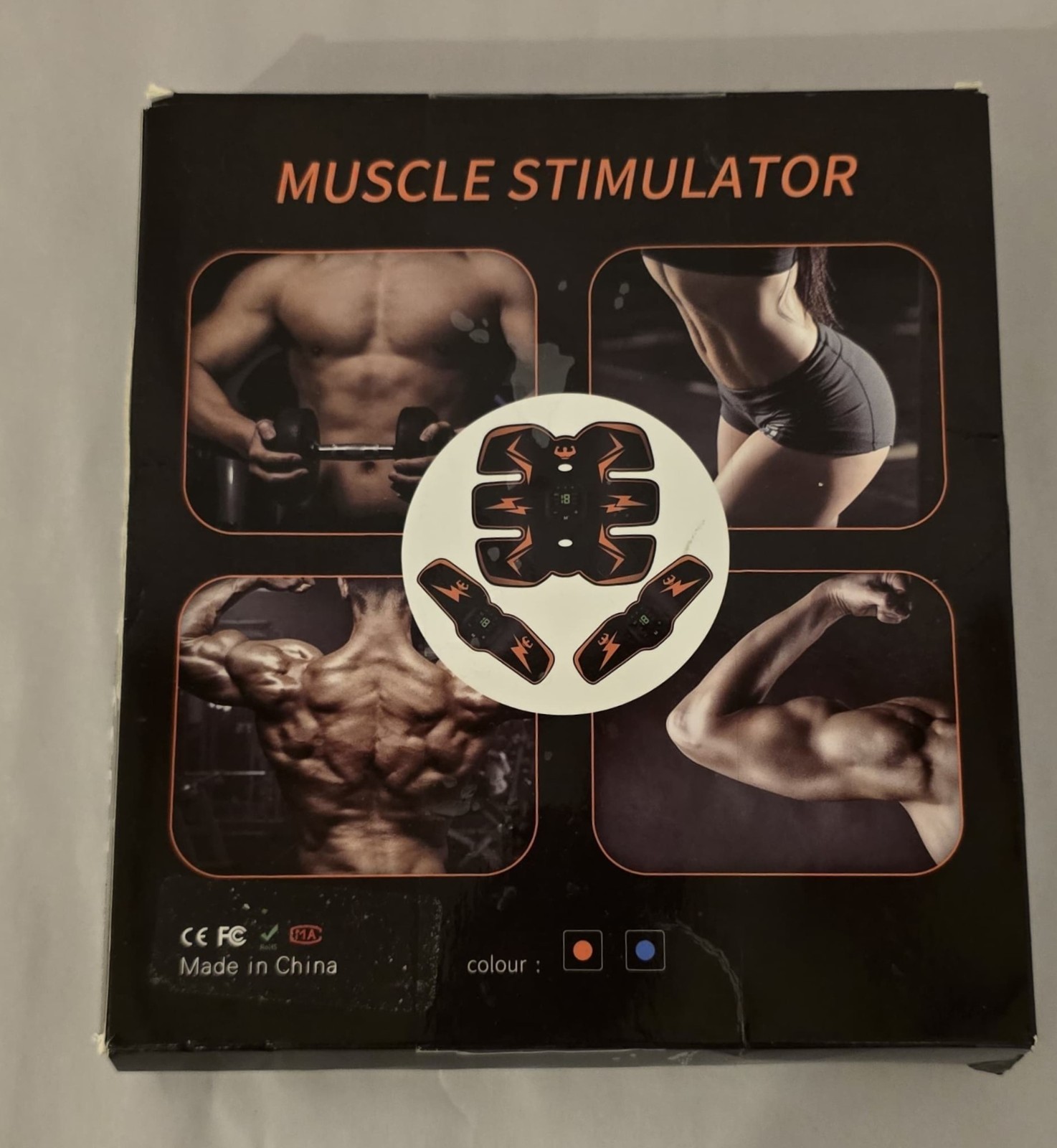 Abs Stimulator Muscle Toner, Ab Machine Trainer USB Rechargeable Gear
