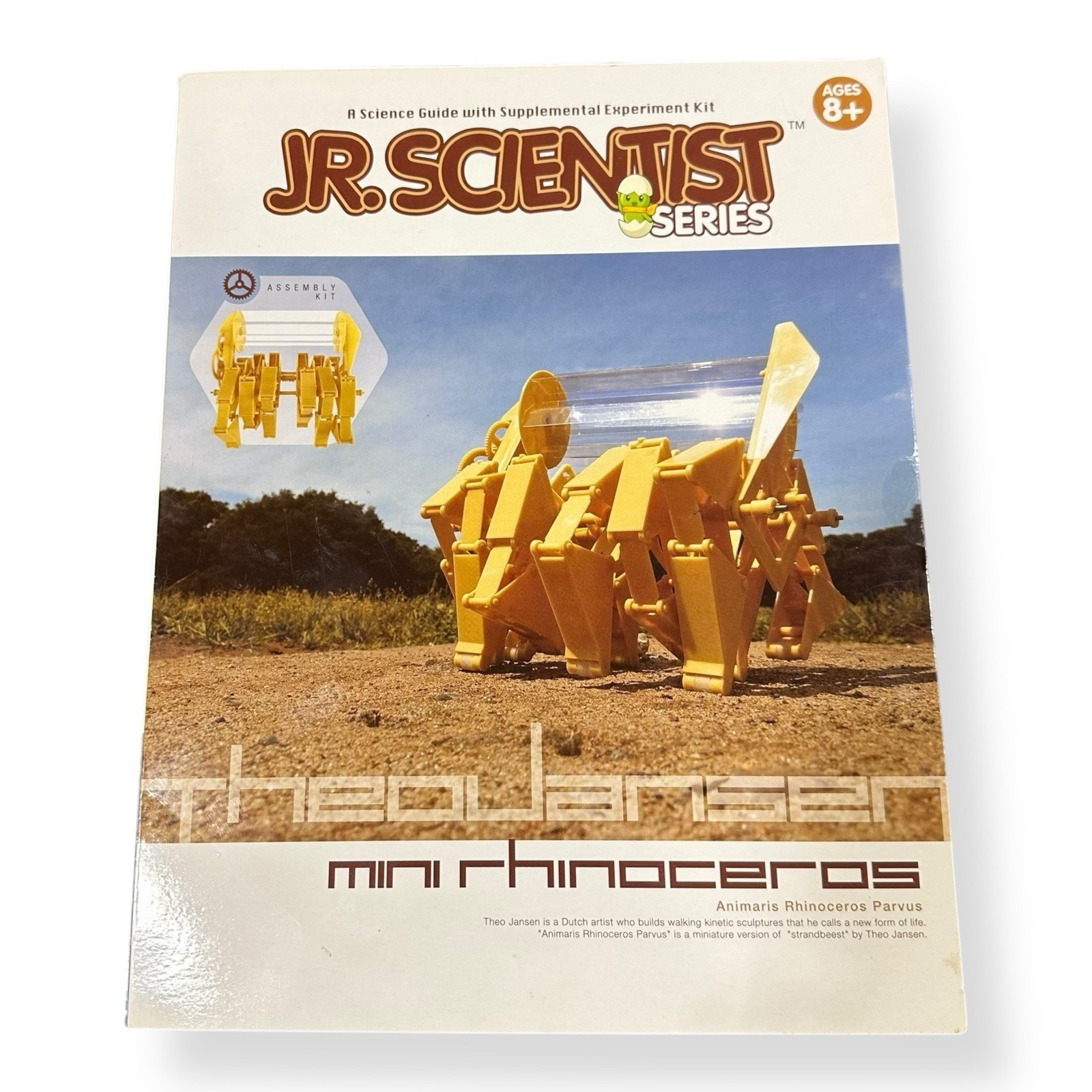Theo Jansen Mini Rhinoceros Rhino Model Kit Kinetic Sculpture Rare New Sealed