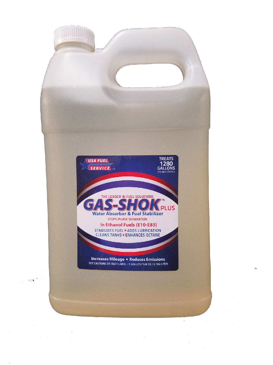 GAS-SHOK Water Absorber and Fuel Stabilizer Fuel Additive 1 Gallon