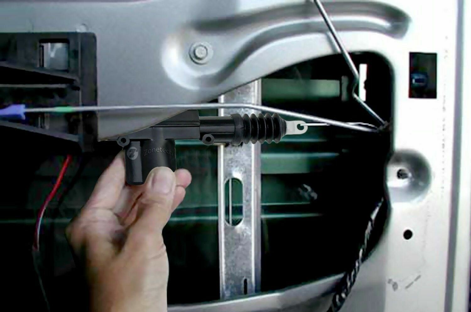 Zone Tech 2x Universal High Power Door Lock-Unlock Actuator 12-Volt Motor Kit