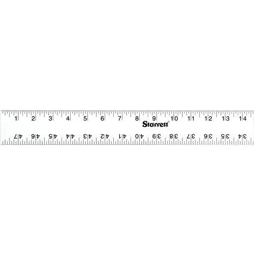 Starrett ASE48 48" ALUMINUM STRAIGHT EDGE Rule Scale Yardstick