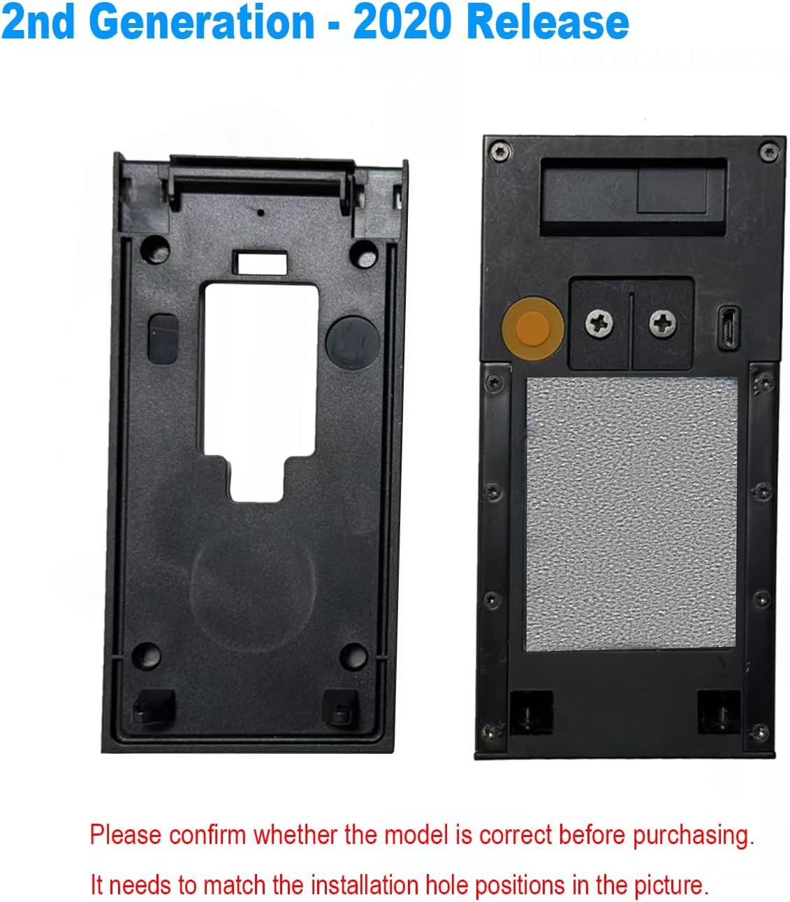 No-Drill Adhesive Mount for Ring Video Doorbell (2nd Generation - 2020 Release)