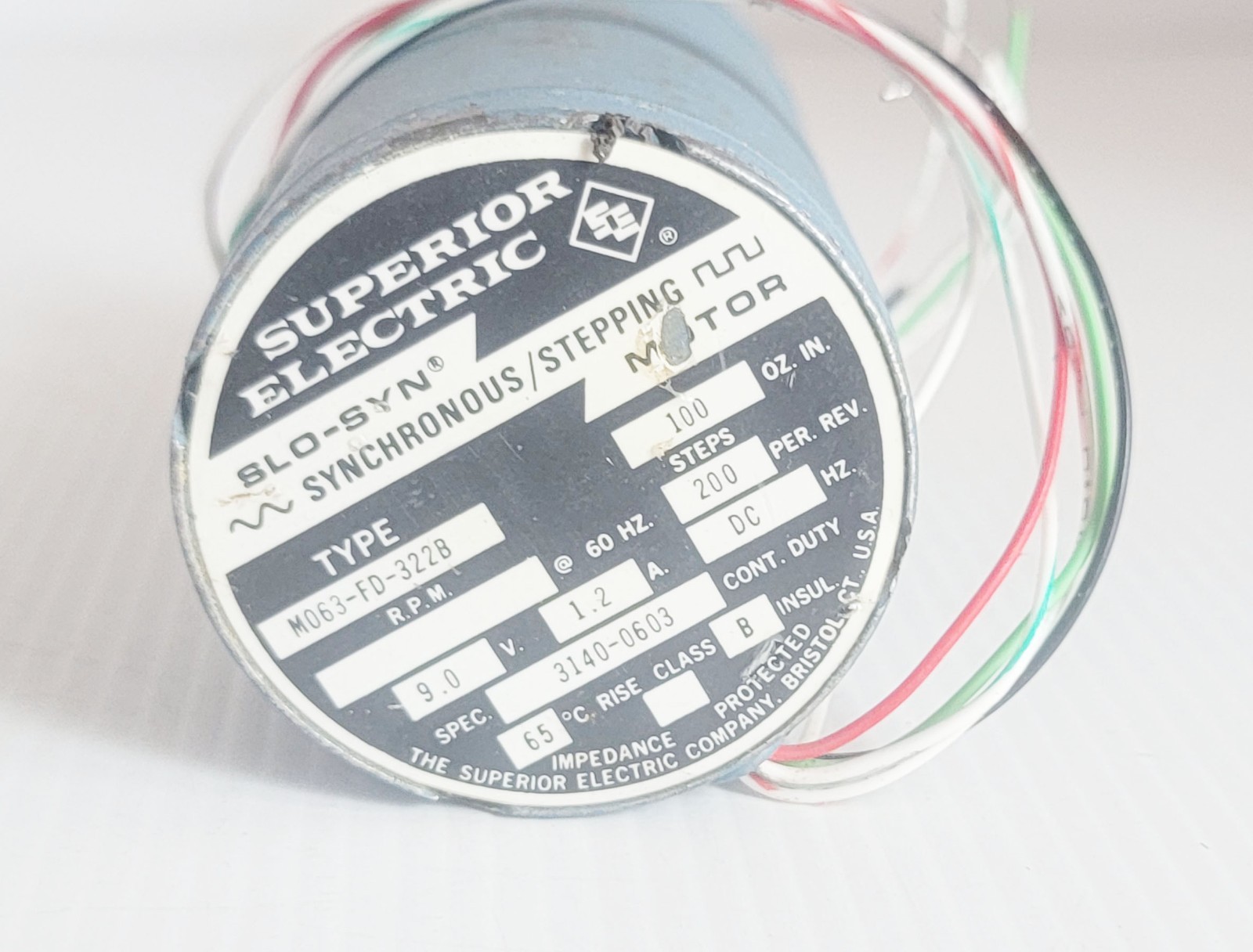 Superior Electric M063-FD-322B SLO-SYN Stepping Motor