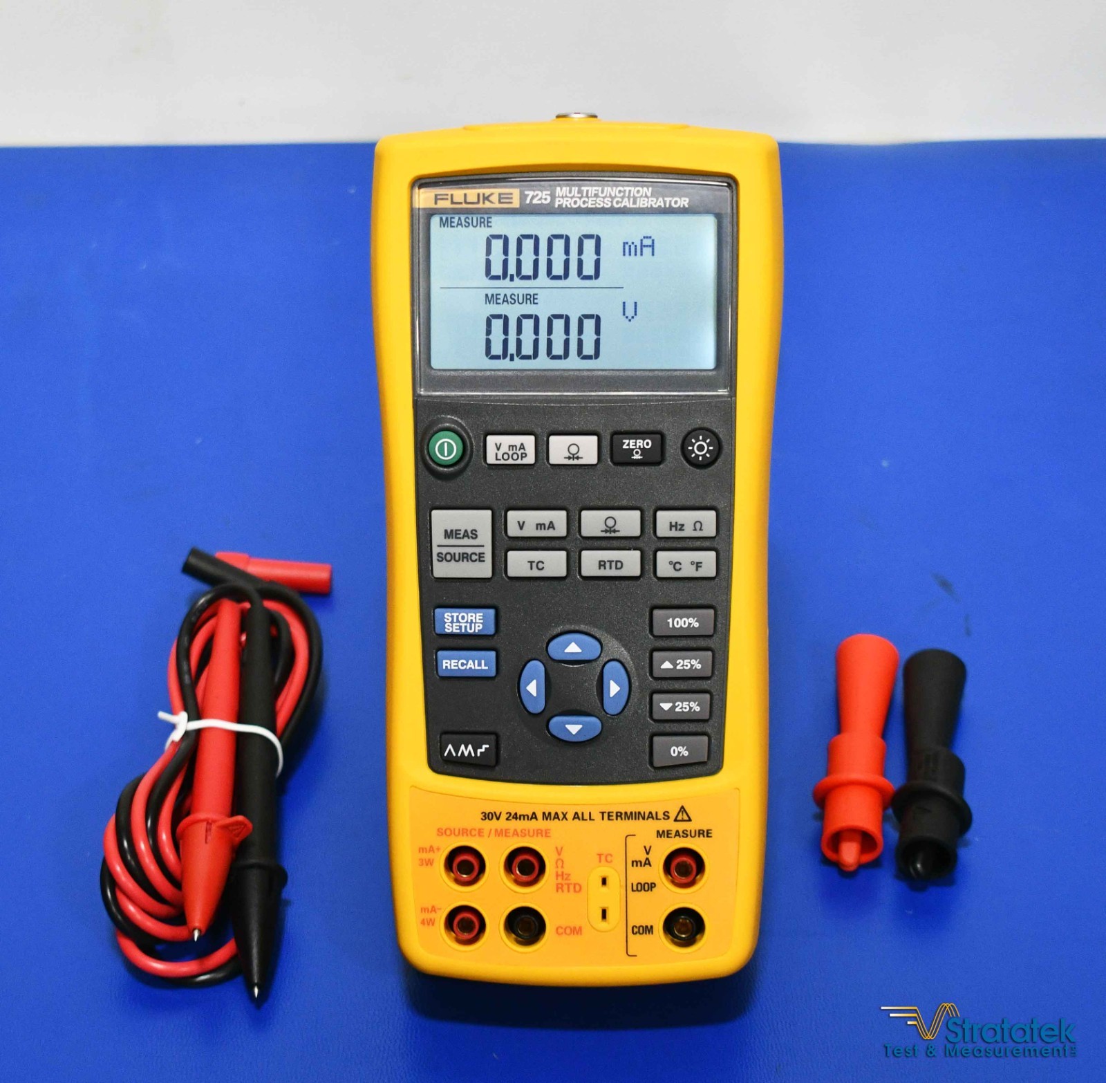 Fluke 725 Multifunction Process Calibrator - NIST Calibrated with Data