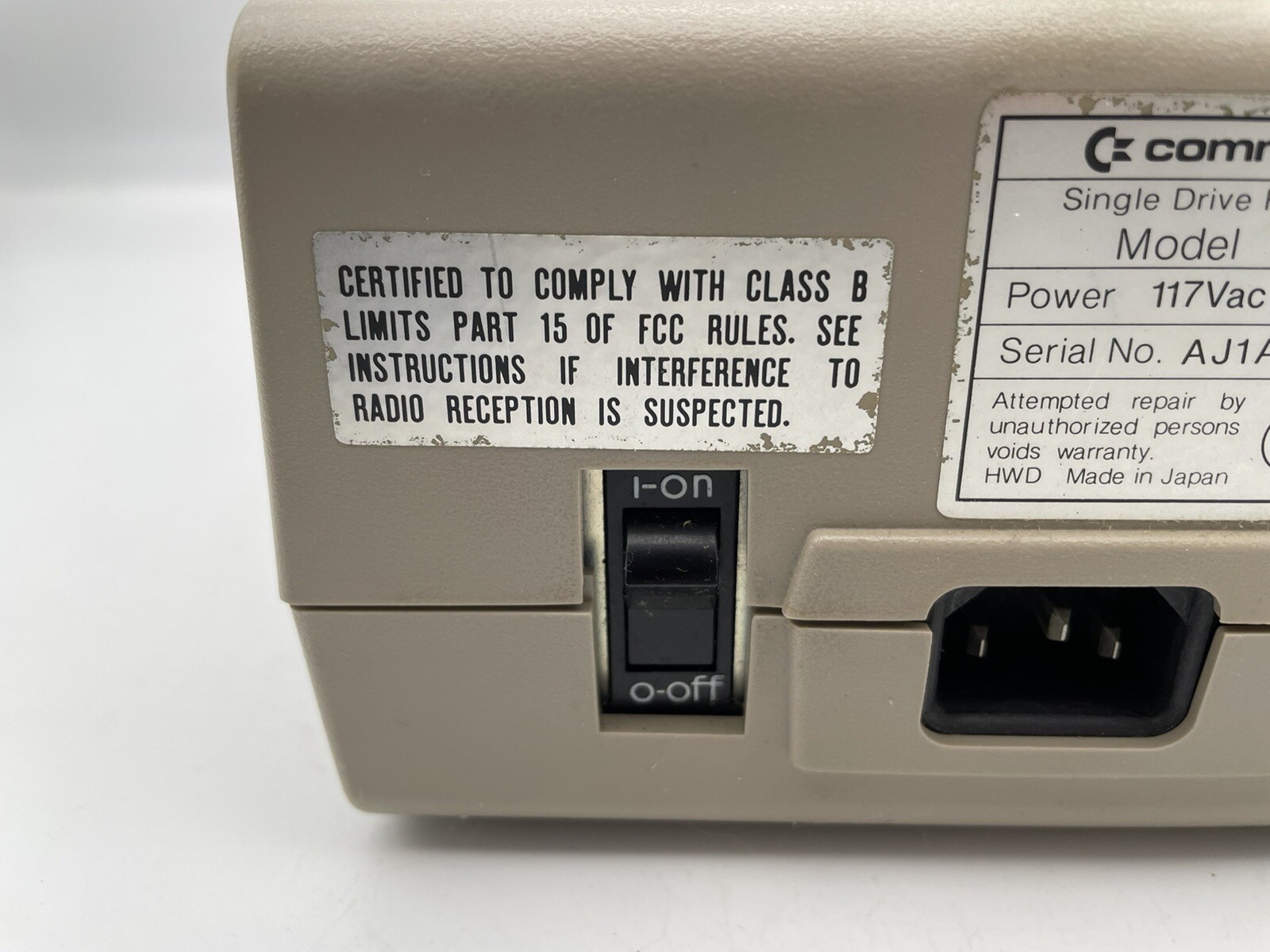 Vintage Commodore 1541 15.25" Floppy Disk Drive With Original Box