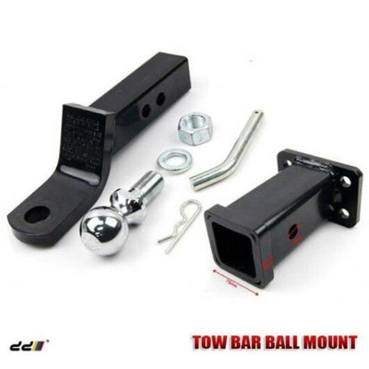 TOWBAR TONGUE BALL MOUNT HITCH 2" TOW BALL / HITCH PIN LOCK KIT TOW BAR TRAILER