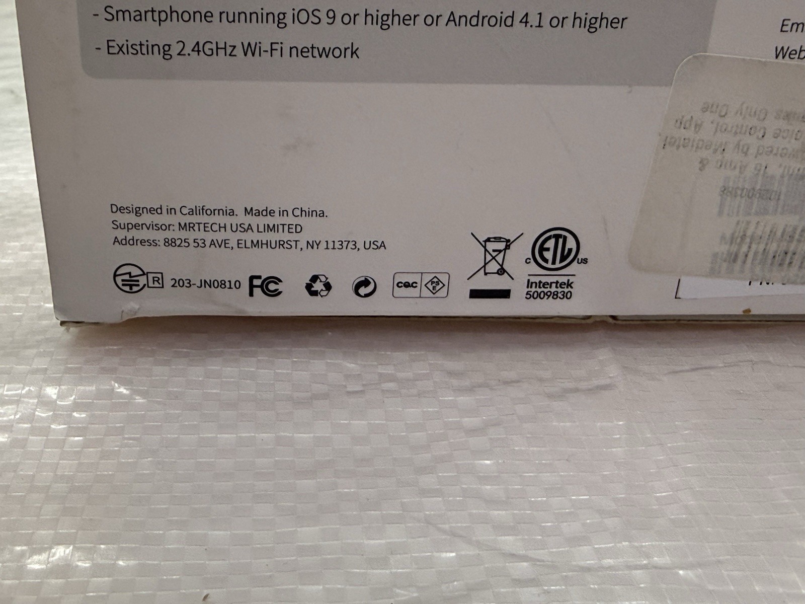 meross Smart Wi-Fi Plug Mini MSS110 US White Wireless App-Controlled 4 Pack